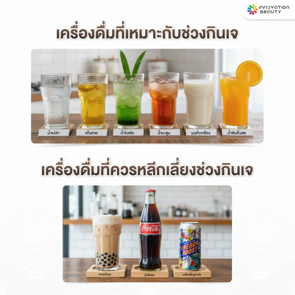 เครื่องดื่มที่เหมาะกับช่วงกินเจ