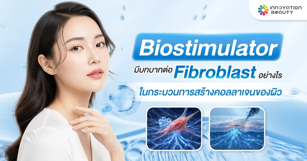 Biostimulator มีบทบาทต่อ Fibroblast อย่างไรในการสร้างคอลลาเจน